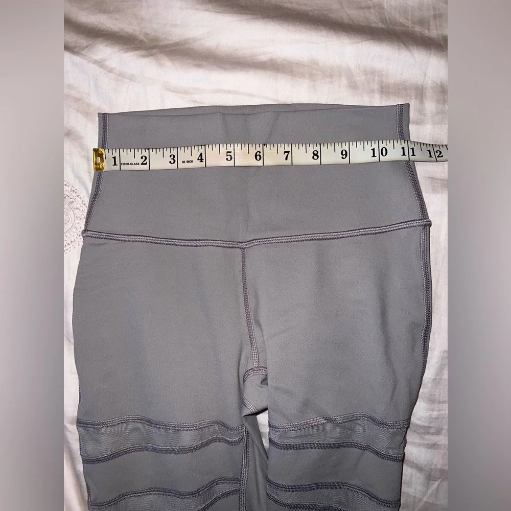 Lululemon Wunder Under Mesh Panel Leggings Gray Size 4